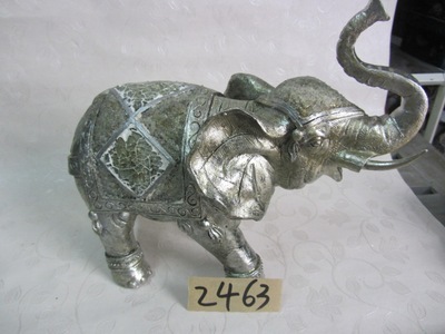 【樹脂陶瓷工藝品動(dòng)物(銀白色長(zhǎng)角大象)】?jī)r(jià)格,廠家,圖片,塑料、樹脂工藝品,德化縣印藝印刷有限責(zé)任公司-