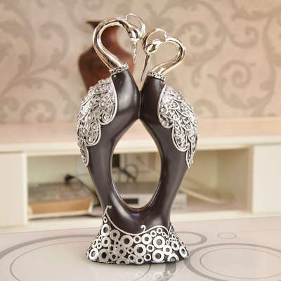 32cm情侶丹頂鶴 創(chuàng)意婚慶家居的浪漫之選